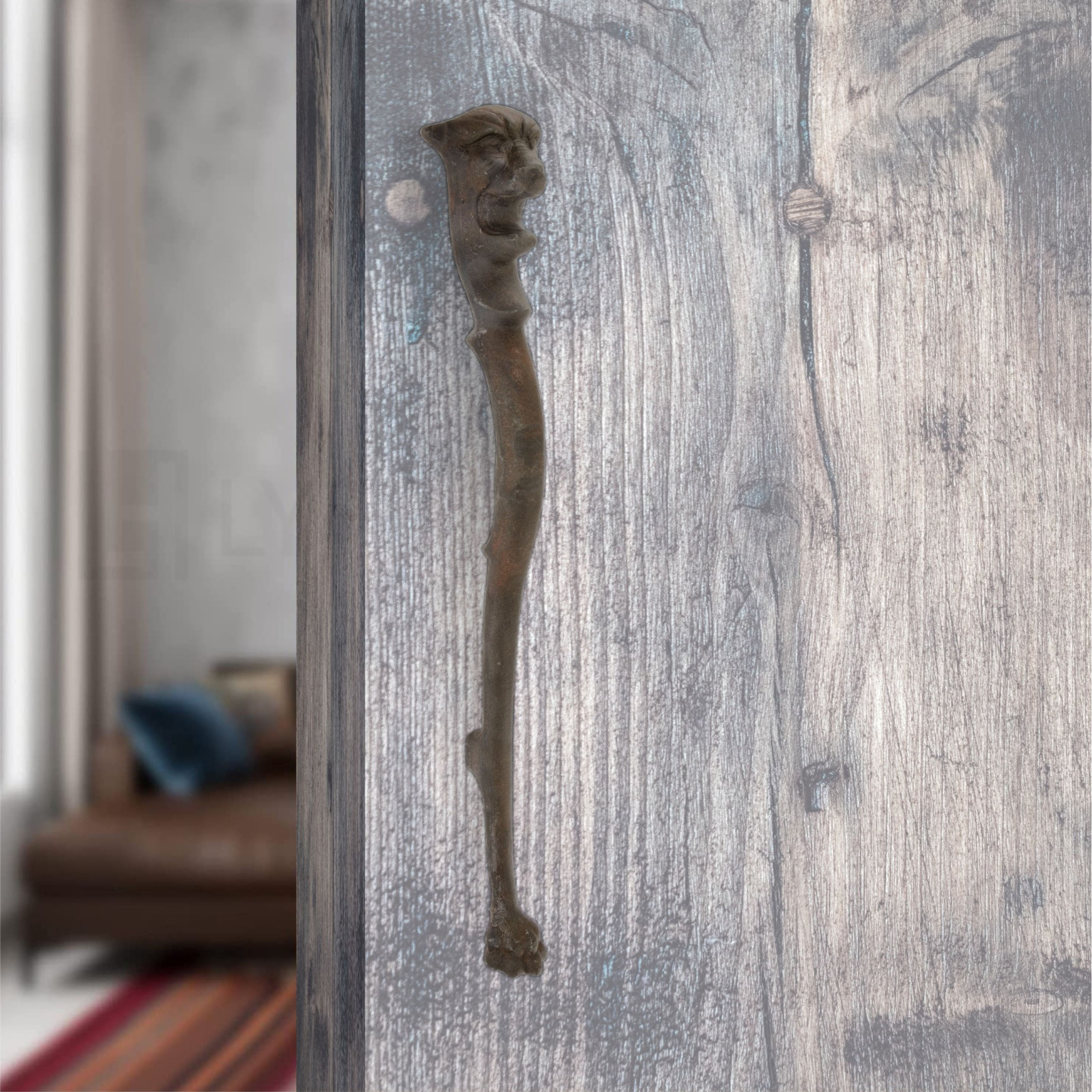 Panther- Iron Door Pull Handle