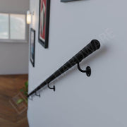 Custom Matte Black Handrail Kit (with End Caps)